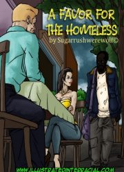 Illustrated Interracial - A Favor For The Homeless