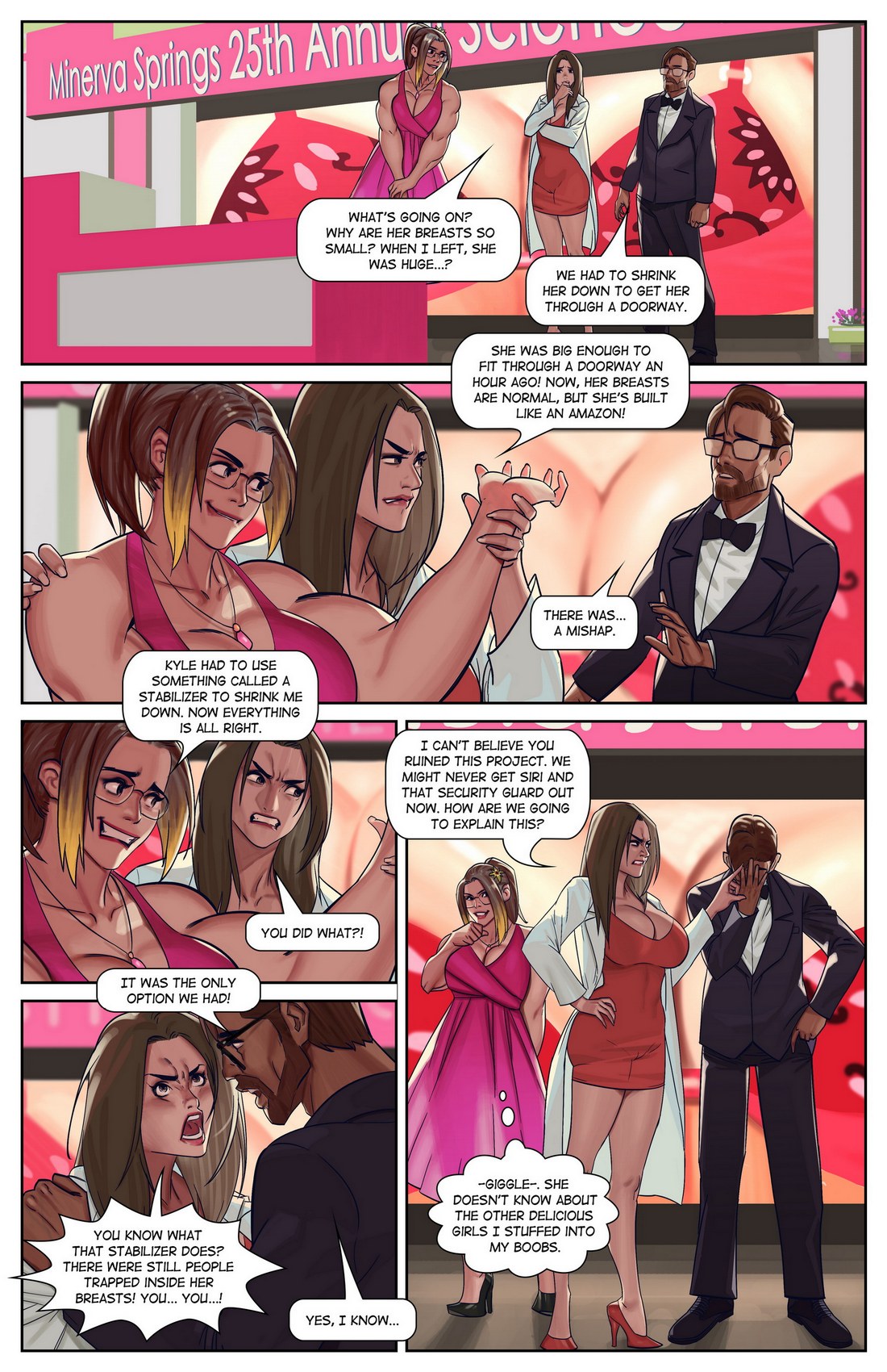 Giant Lesbian Vore Comic